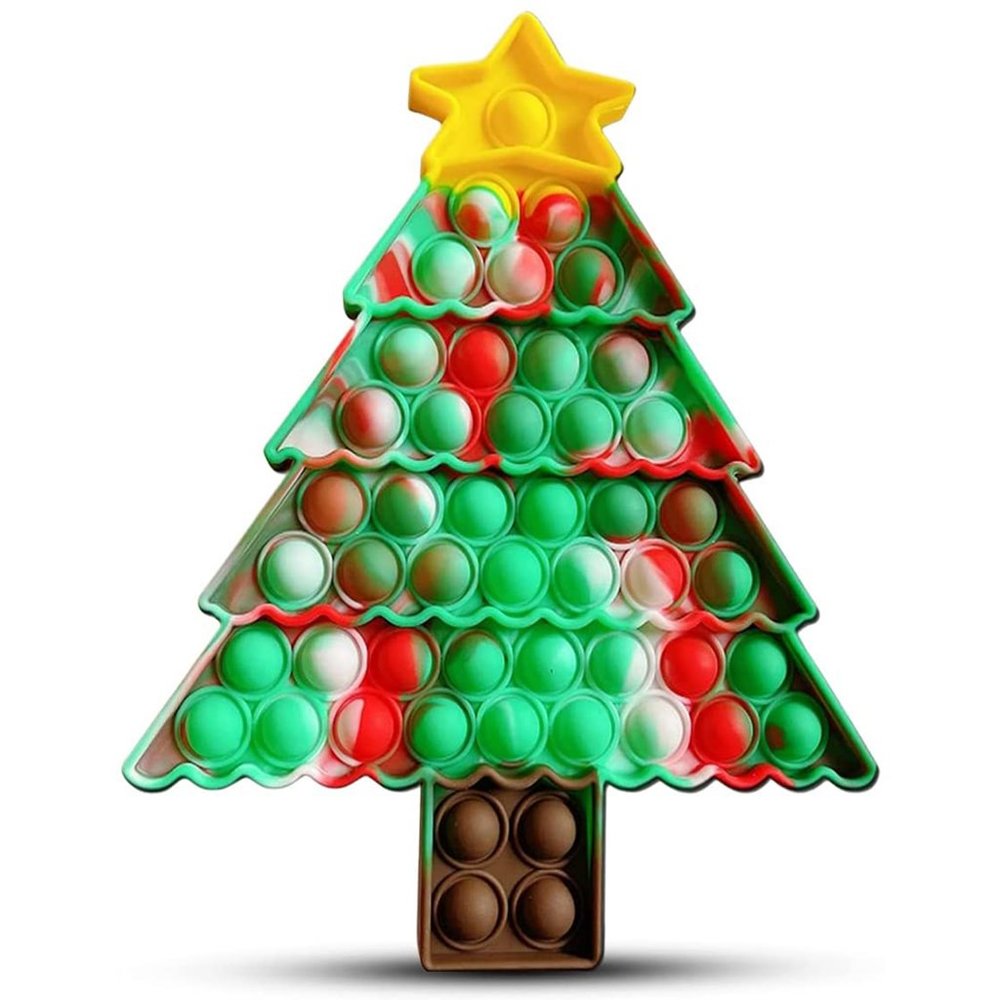 Popping easter bubble pop | Tree Red Christmas Pop It Fidget Toys